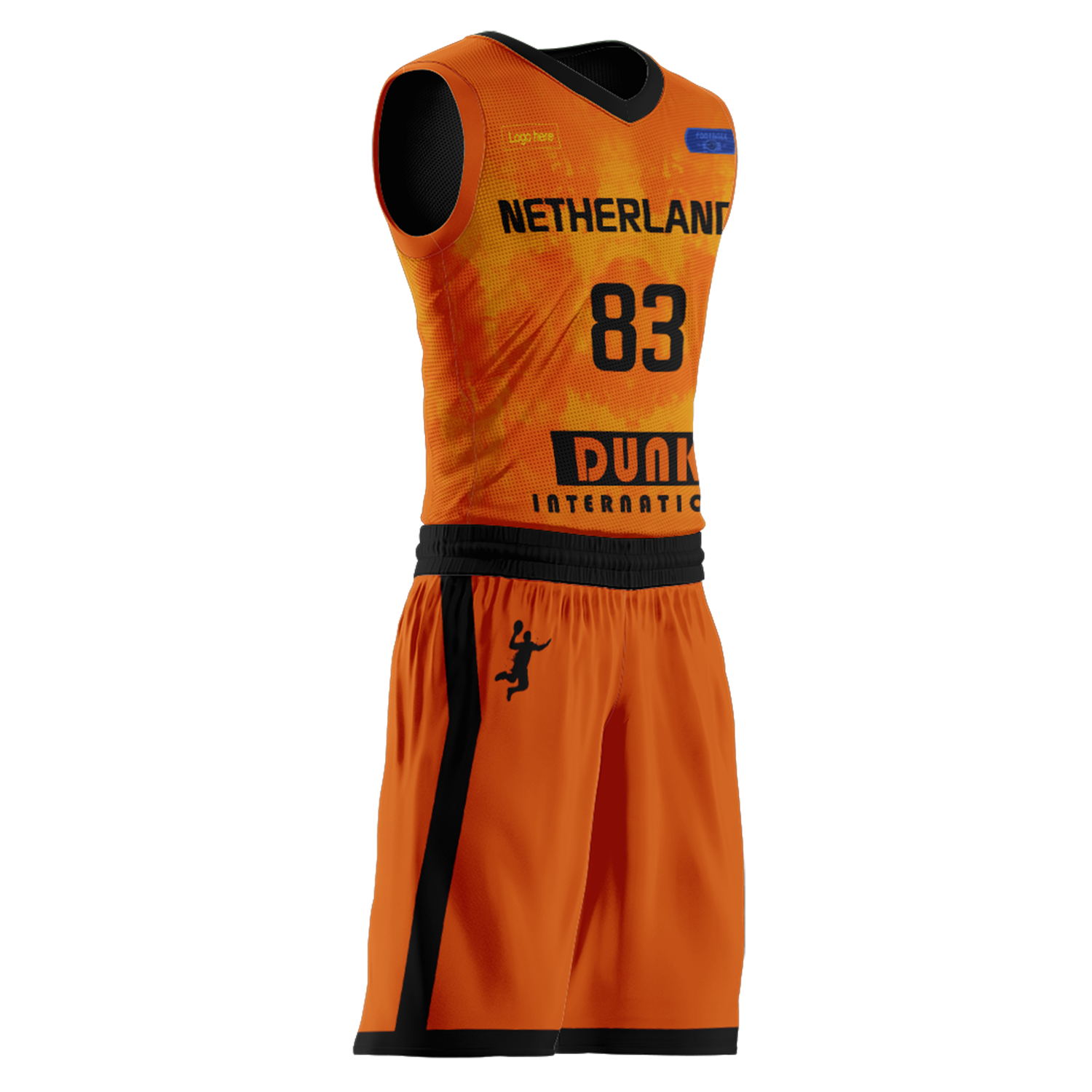 Kundenspezifische niederländische Team-Basketballanzüge