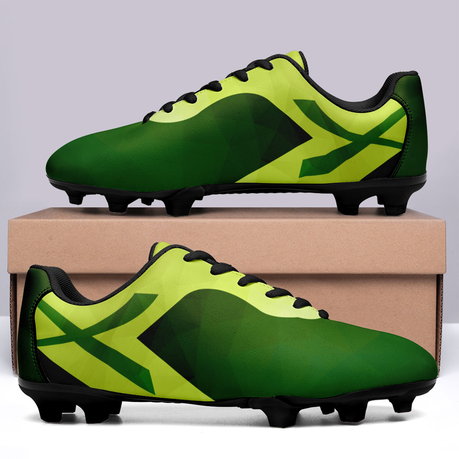 Custom 2022 FIFA World Cup Brazil Team Outdoor Firm Ground Fußballschuhe