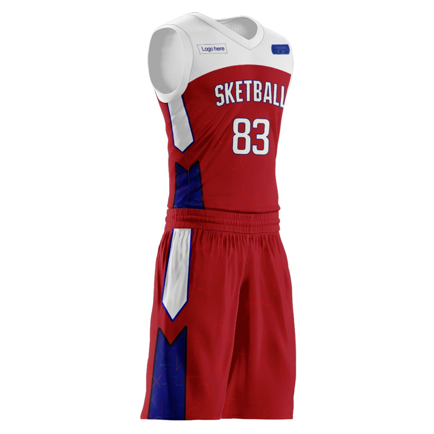 Kundenspezifische Dänemark-Team-Basketballanzüge