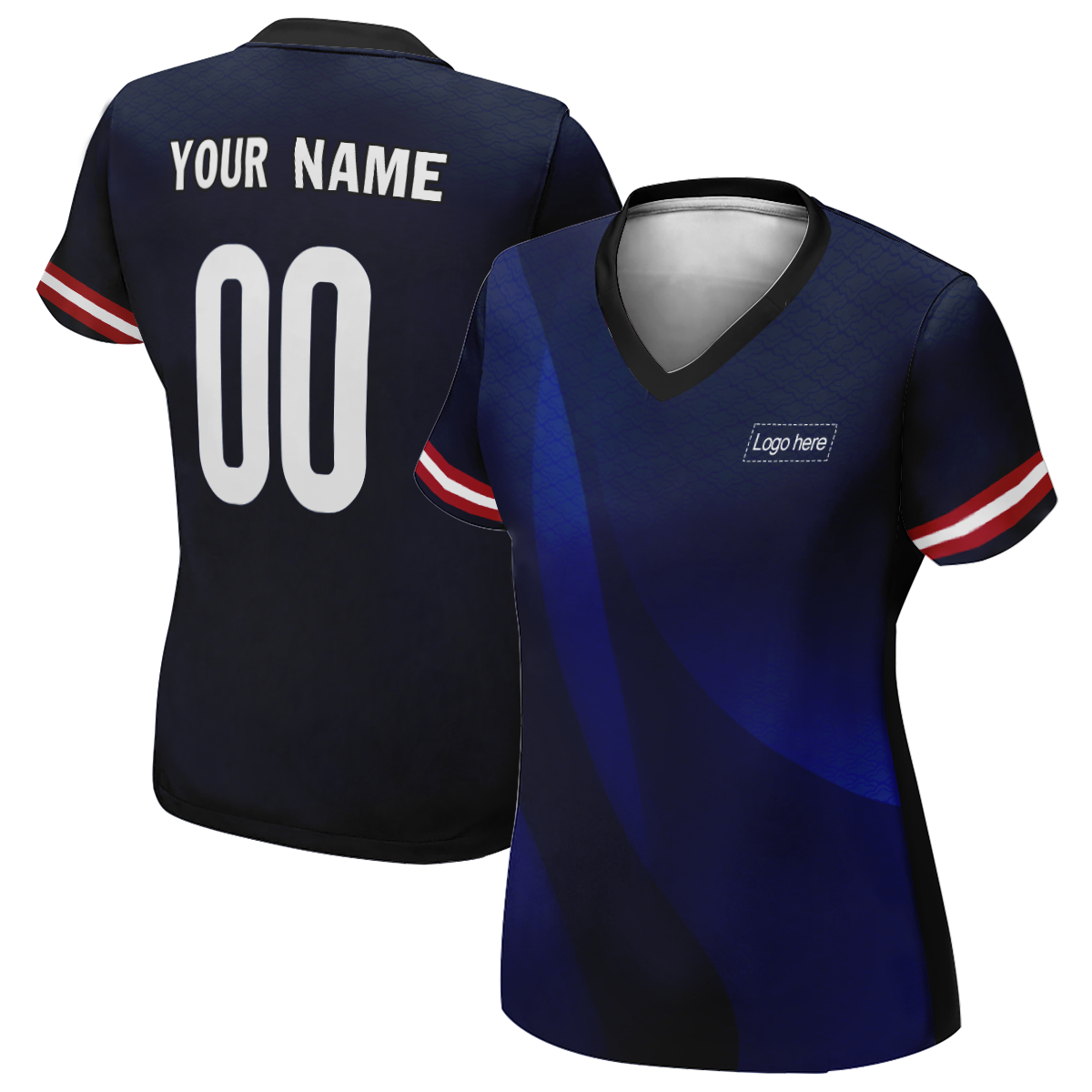 Lax US World Cup Custom Soccer Jersey für Damen mit Namen