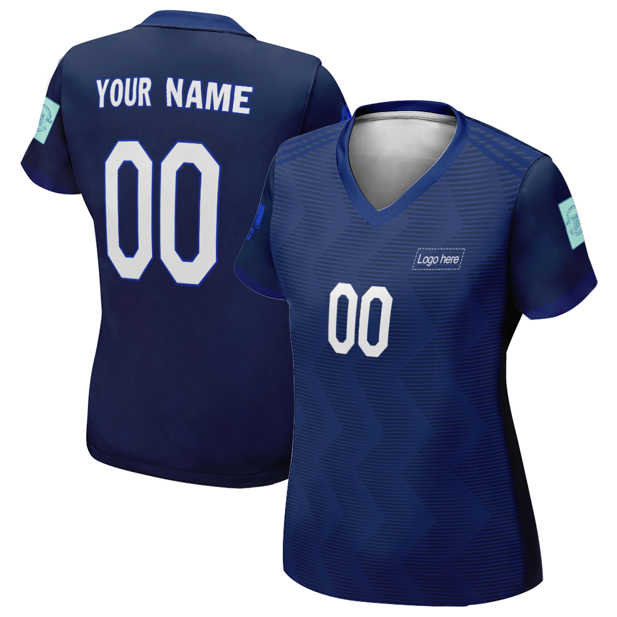 Begrenztes Russland-WM-Fußballtrikot für Frauen mit Logo