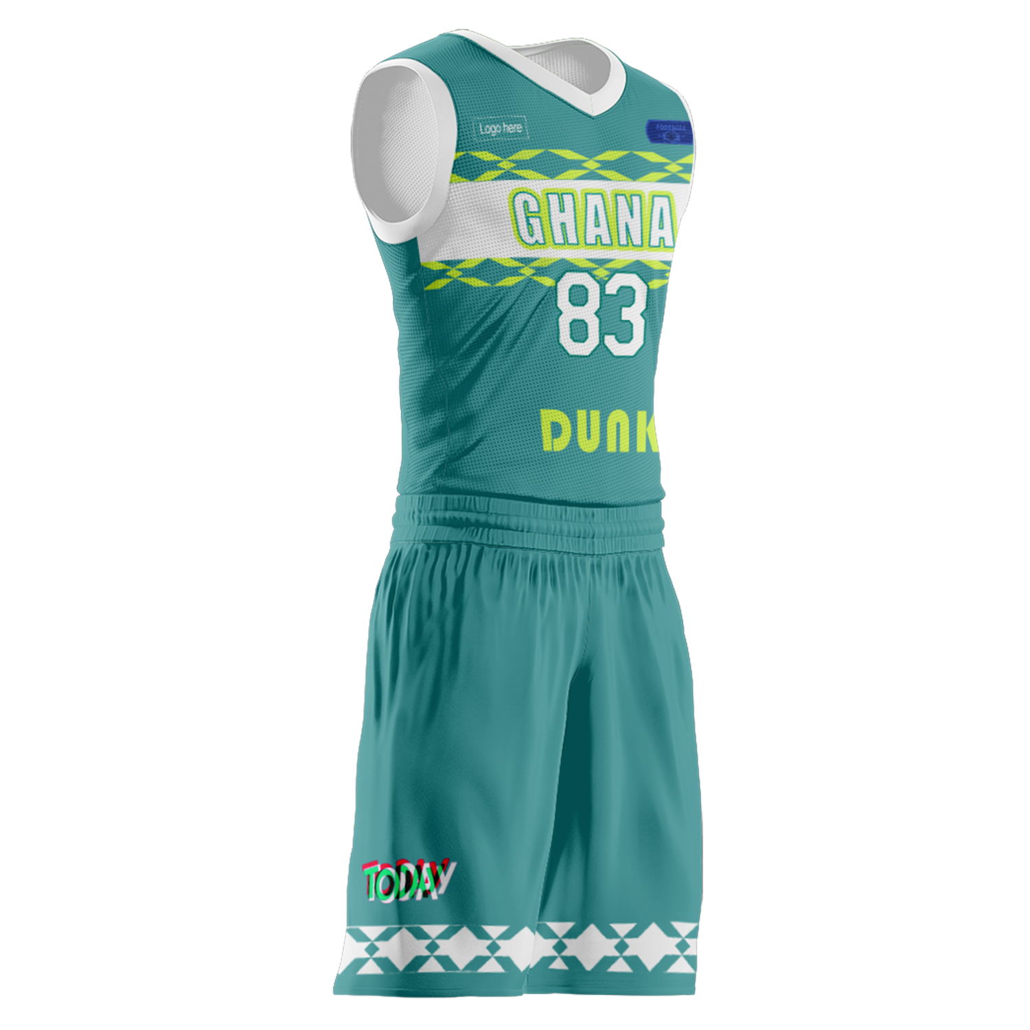 Kundenspezifische Ghana-Team-Basketballanzüge
